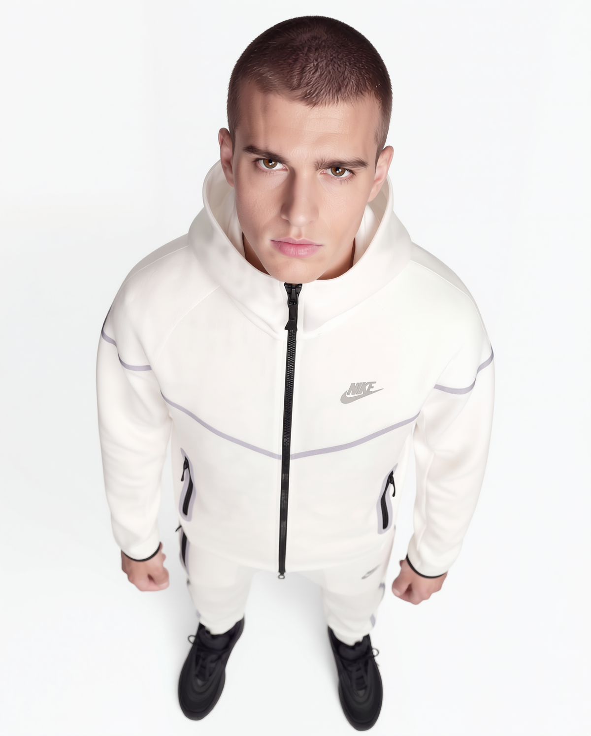 Nike Tech Fleece White Reflective 4