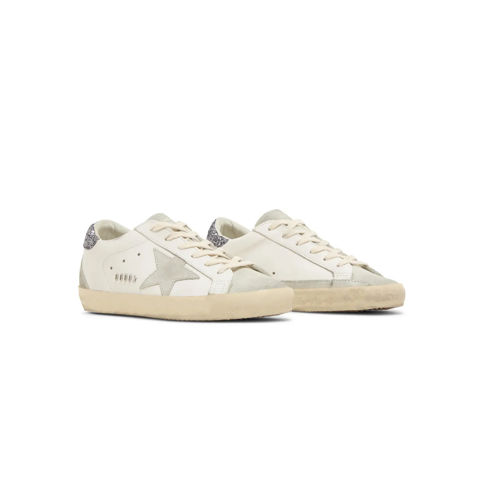Golden Goose Superstar 'White Grey Glitter'