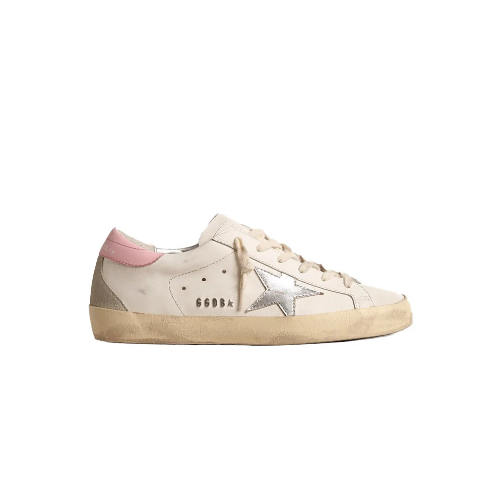 Golden Goose SuperStar White Silver Ice Orchid Pink