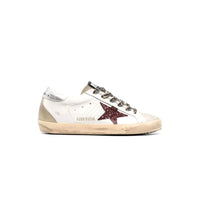 Golden Goose Super-star Glittered Leather Sneakers In Multicoloured - DripDrip Balkan