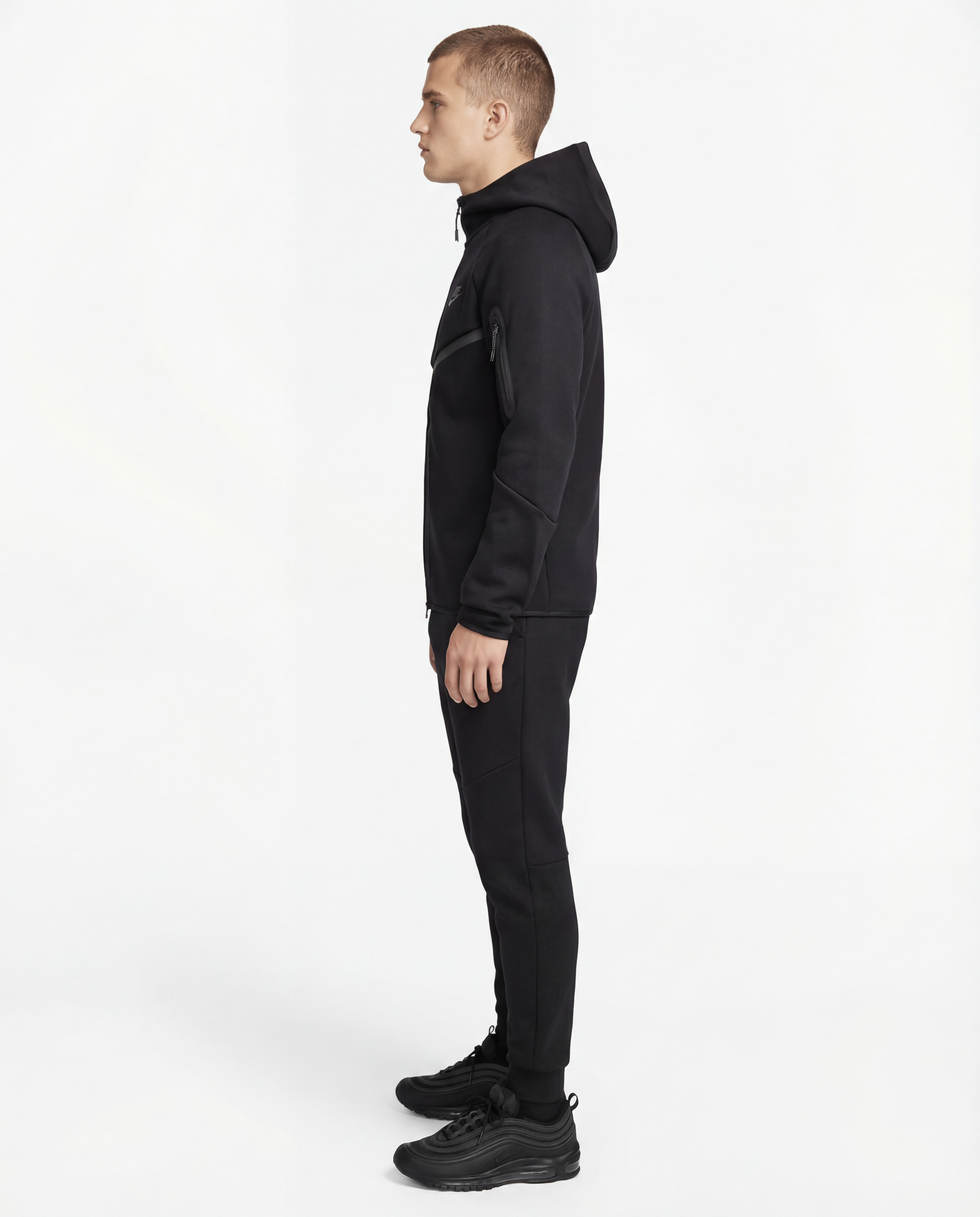 Nike Tech Fleece Men's Track Black - DripDrip Balkan