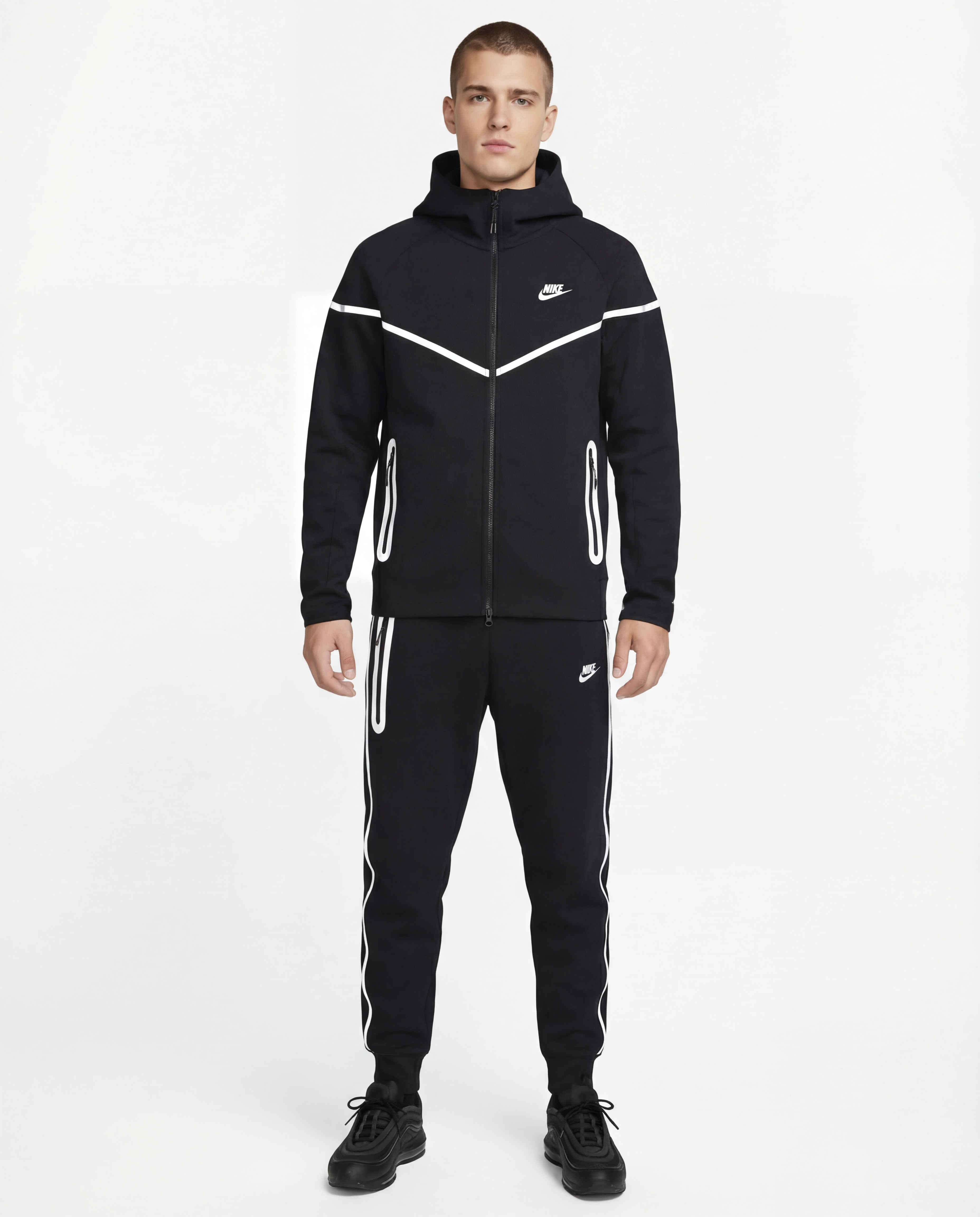 Nike Tech Fleece Black Reflective