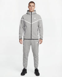 Nike Tech Fleece Grey Reflective Full Zip Windrunner Tracksuit - DripDrip Balkan
