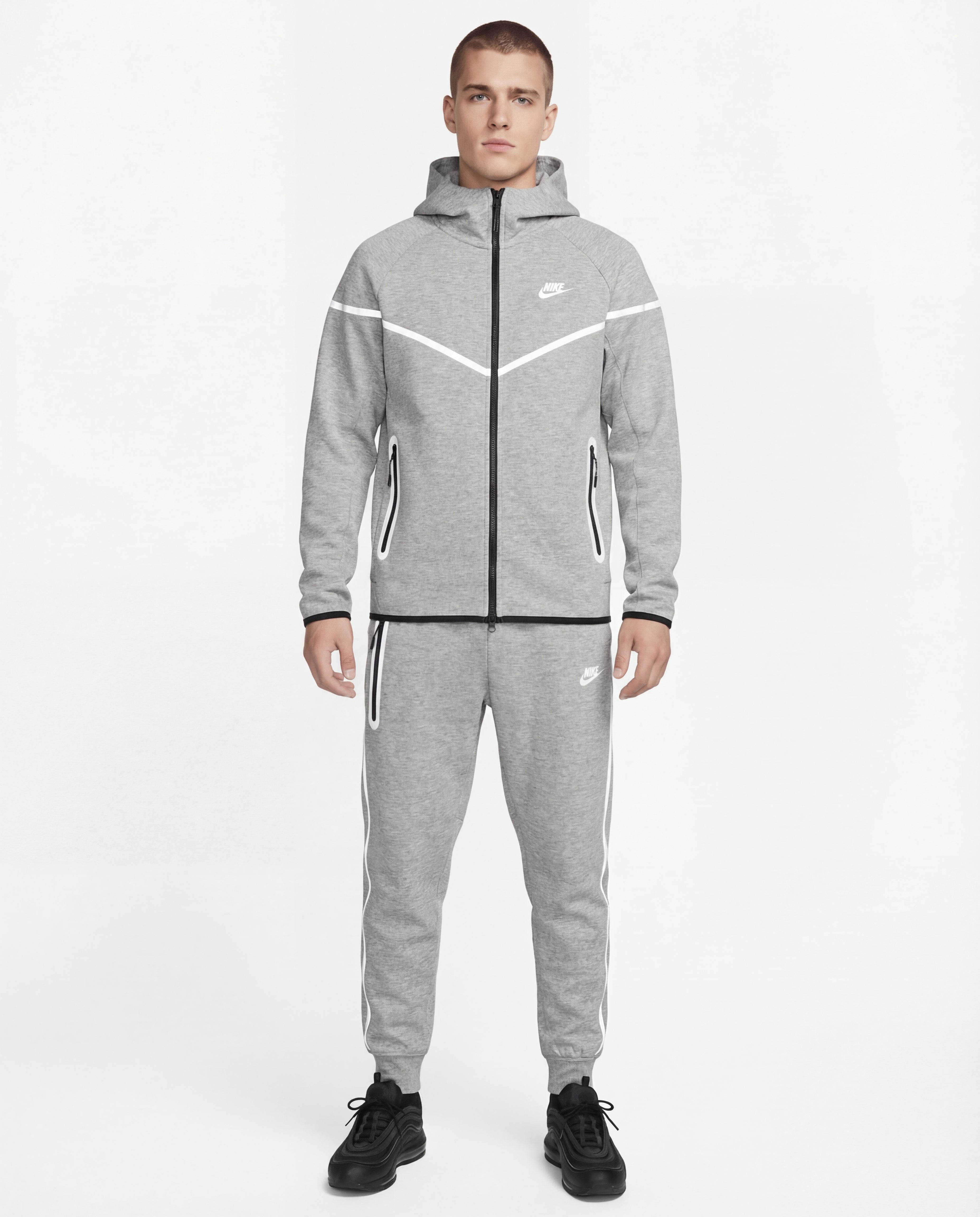 Nike Tech Fleece Grey Reflective