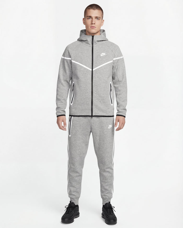 Nike Tech Fleece Grey Reflective Full Zip Windrunner Tracksuit - DripDrip Balkan
