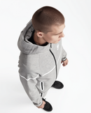 Nike Tech Fleece Grey Reflective Full Zip Windrunner Tracksuit - DripDrip Balkan