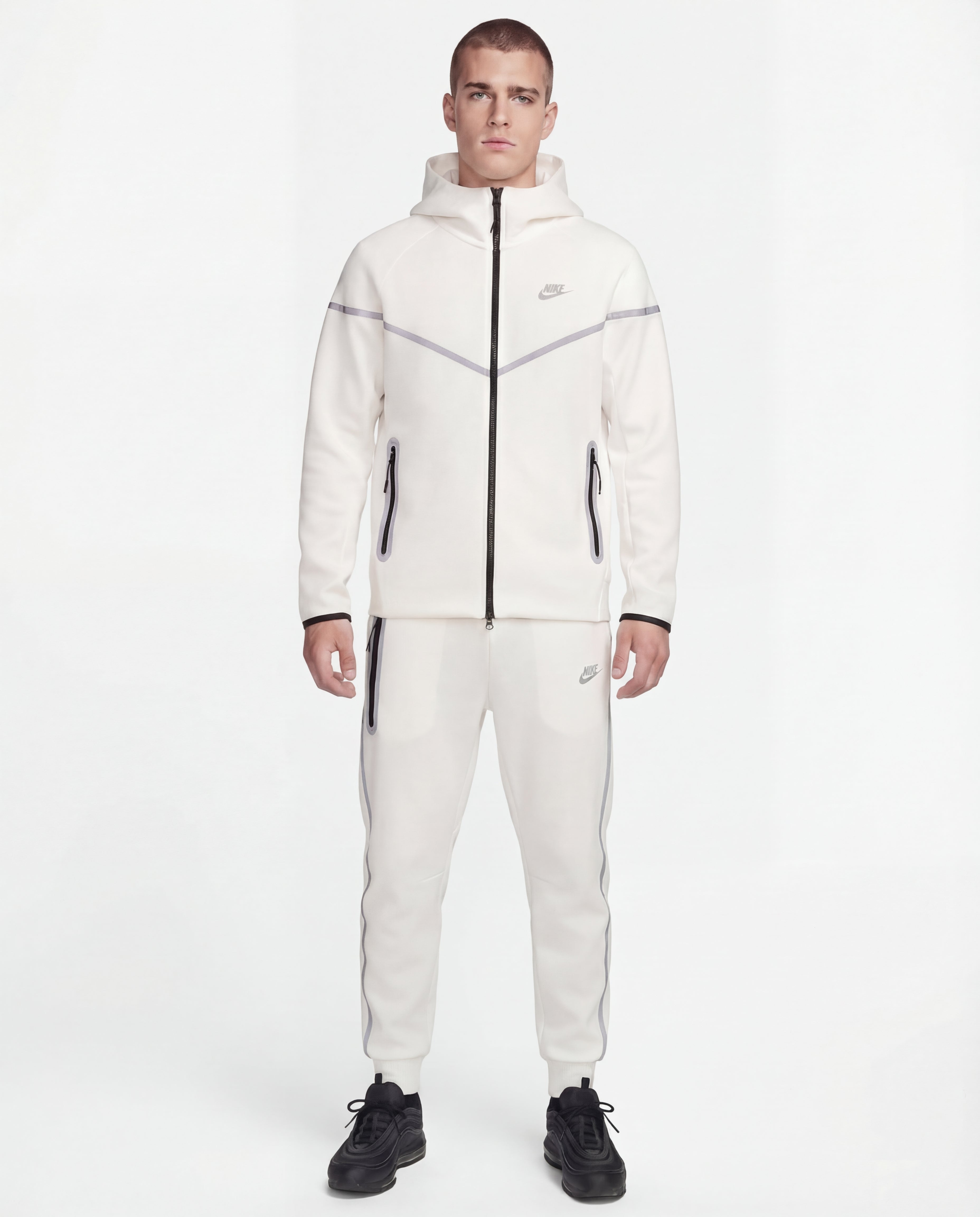 Nike Tech Fleece White Reflective