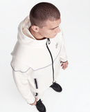 Nike Tech Fleece White Reflective Full Zip Windrunner Tracksuit - DripDrip Balkan