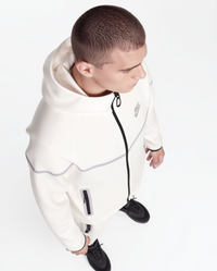 Nike Tech Fleece White Reflective Full Zip Windrunner Tracksuit - DripDrip Balkan