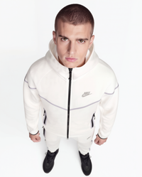 Nike Tech Fleece White Reflective Full Zip Windrunner Tracksuit - DripDrip Balkan