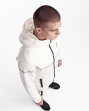 Nike Tech Fleece White Reflective Full Zip Windrunner Tracksuit - DripDrip Balkan