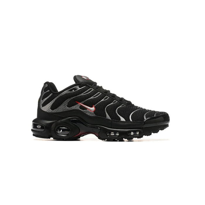 Nike Air Max Plus TN Black University Red Metallic Silver